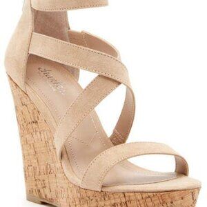 “CHARLES BY CHARLES DAVID” ALEXA PLATFORM WEDGE SANDAL - SIZE 9